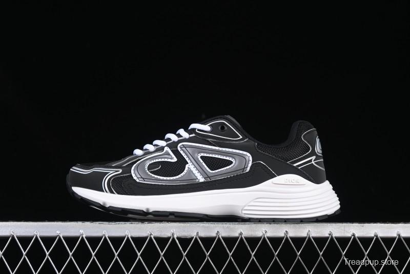 Dior B30 Sneakers with Reflective CD30 Logo and Lightweight Rubber Sole - CD30