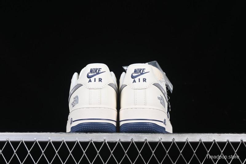Nike Air Force 1 '07 Low The North Face Collaboration Off-White Blue Diamond Casual Sneakers - DM6688-001