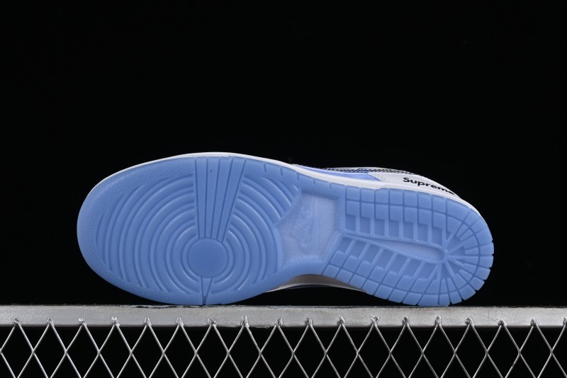 Supreme x Nike SB Dunk Low Royal Blue Anniversary High-End Custom Casual Skate Shoes - JH8039-936