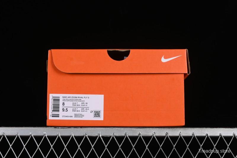 Nike Zoom Rival Fly 3 Lightweight Comfortable Cushioned Low-Top Casual Running Shoes - CT2405-606