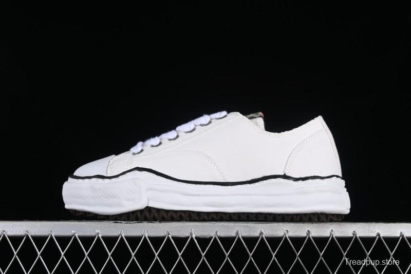 Wayne Original Sole Leather Low Sneaker with Deconstructed Ice Cream Sole - W.E5