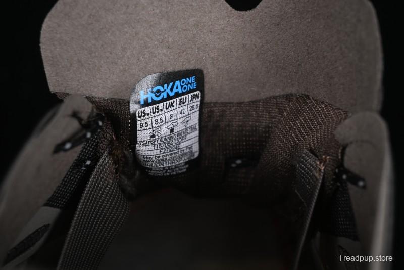 HOKA ONE ONE Satisfy Running Mafate Trail Low-Cut Cushioned Outdoor Hiking Shoes - 1157050 COFF