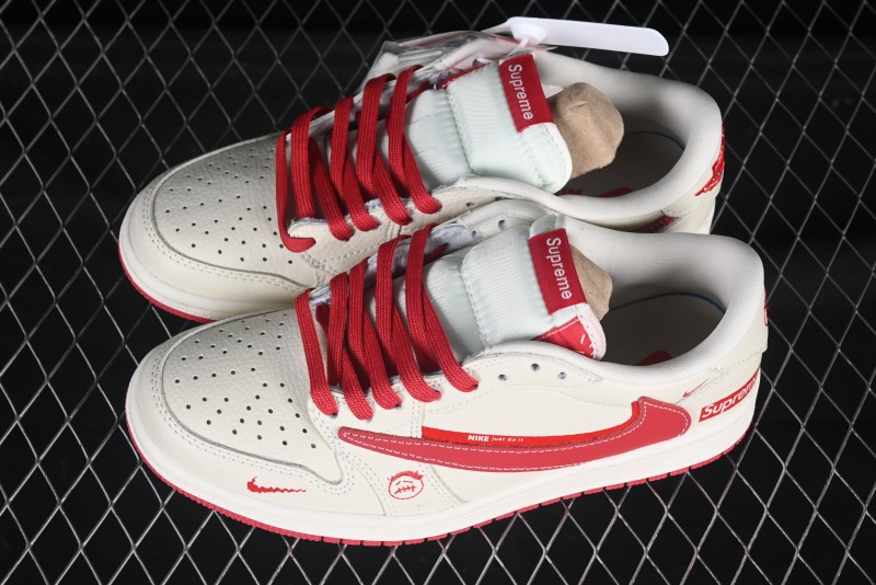 Nike Travis Scott x Fragment Design x Air Jordan 1 Low OG SP Sneakers - XS2024-006