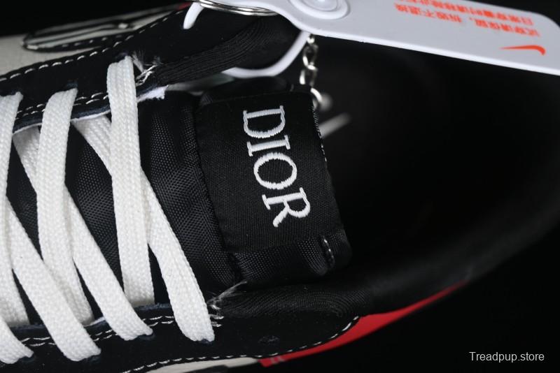 Nike Air Force 1'07 Low Dior Collaboration Red Black Zebra Print Casual Sneakers - KK1988-066