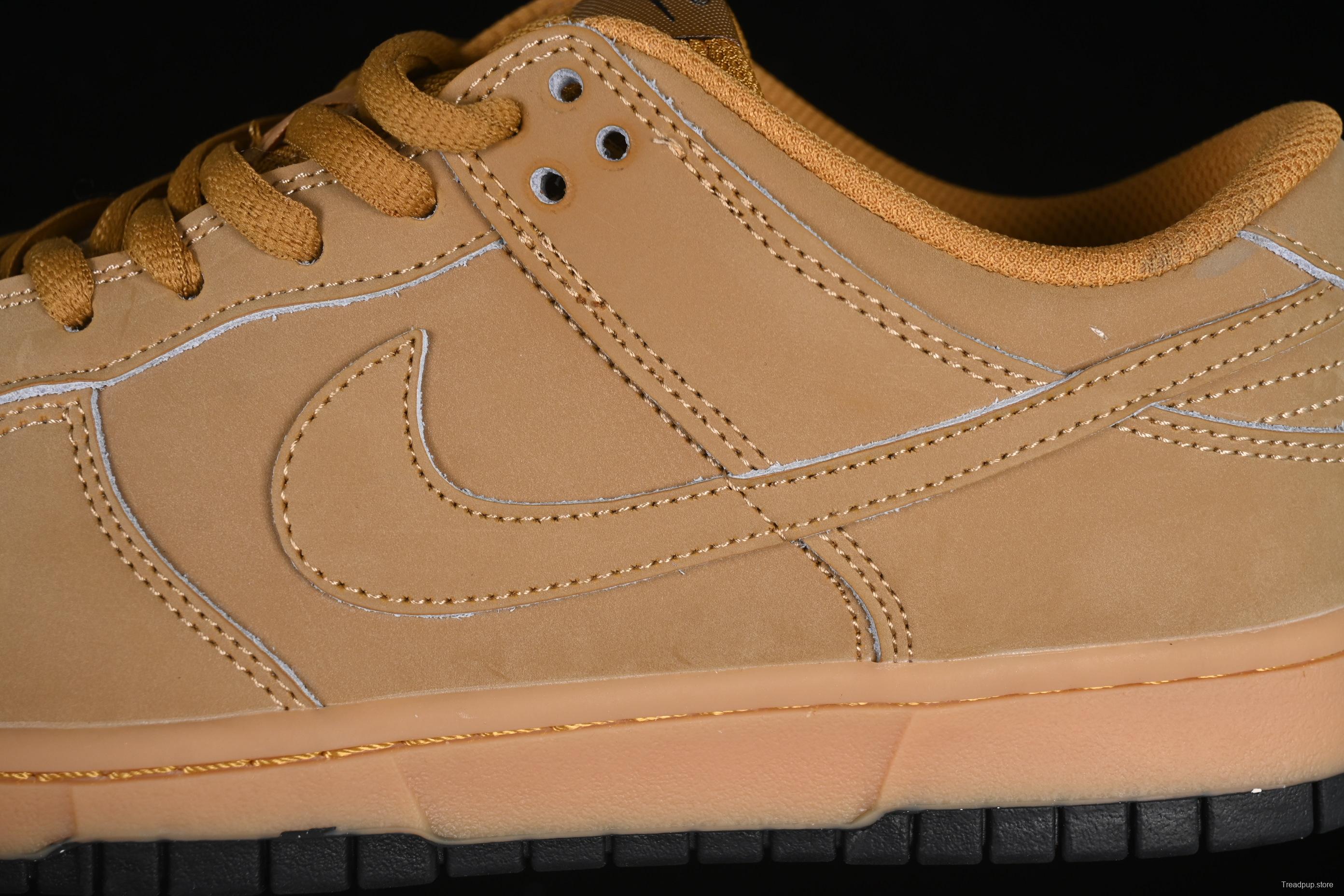 Nike SB Dunk Low Wheat Low-Top Casual Skate Shoes - HQ1932-700