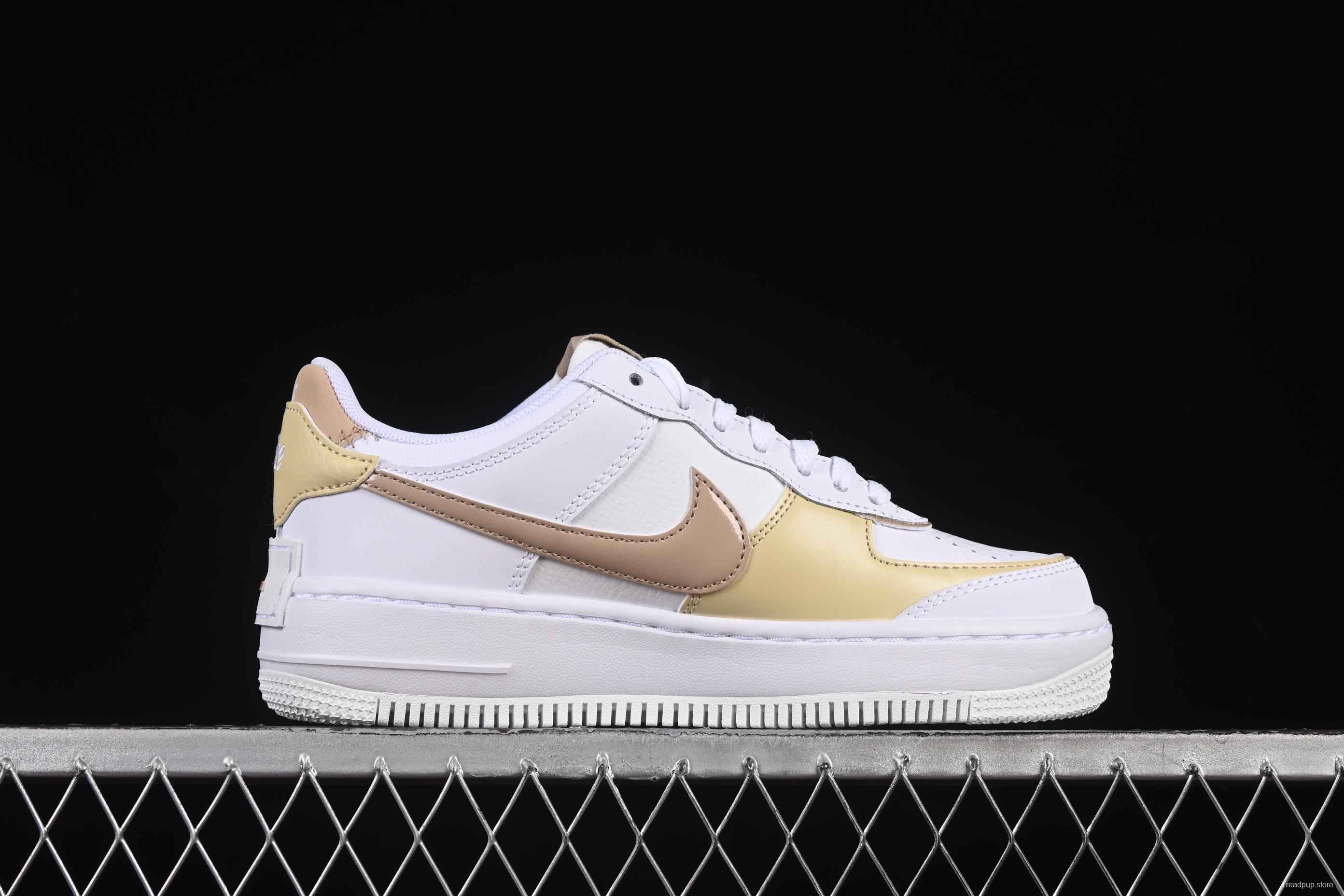 Nike Air Force 1 Shadow Low-Top Sneakers with Lightweight EVA Midsole and Anti-Slip RB Rubber Outsole - DZ1847-111