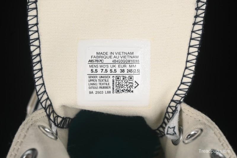 Converse Chuck Taylor All Star 1970s High Top Canvas Sneakers with Noritake Hand-Drawn Elements - A15787C