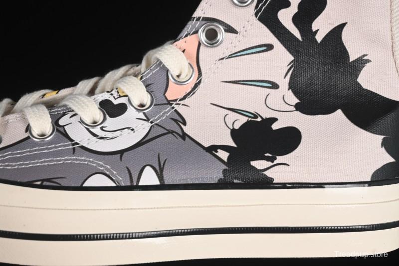 Converse Chuck Taylor All Star 1970s High Top Tom and Jerry Themed Casual Sneakers - A15111C