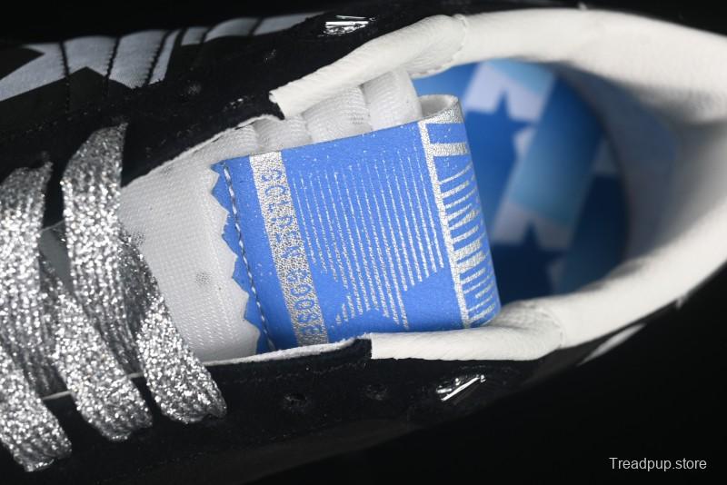 Golden Goose Marathon Comfortable Low-Top Lifestyle Sneakers in White Black - H8D4