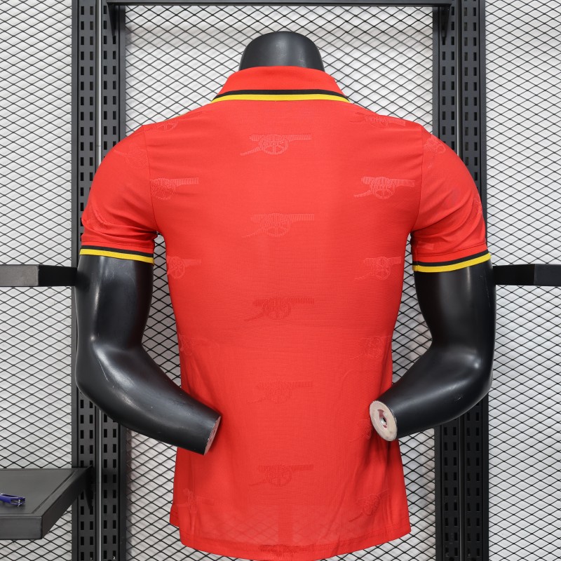 Player Version 25/26 Arsenal Red with Classic Design Jersey