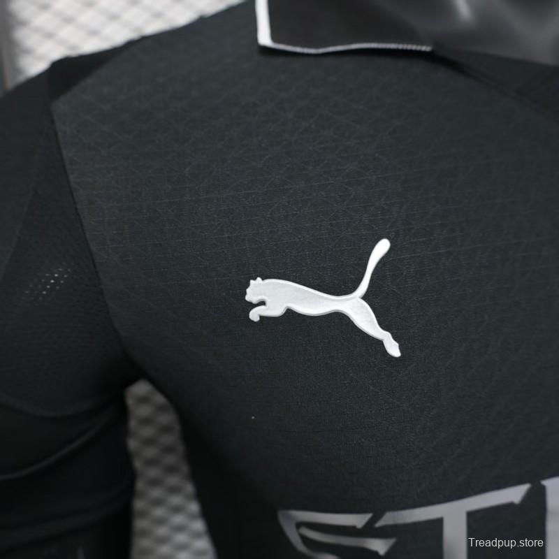Player Version 25/26 Manchester City Black Away Jersey