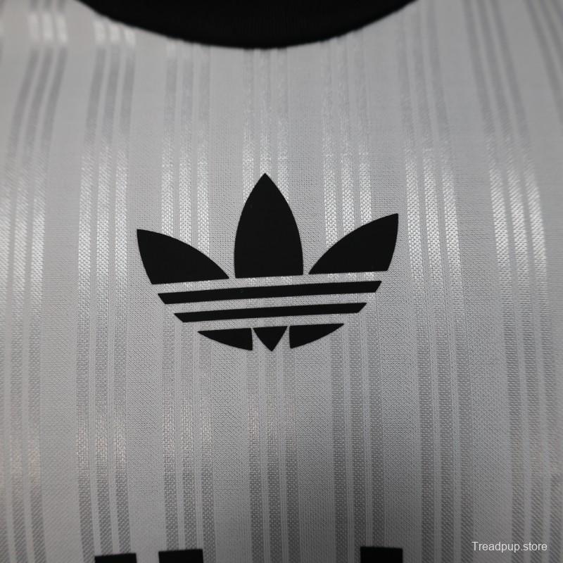 Player Version 2025 Adidas White with Striped Design Jersey