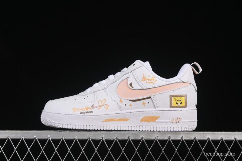 Nike Air Force 1'07 Low SpongeBob SquarePants Casual Sneakers - FB8971-070