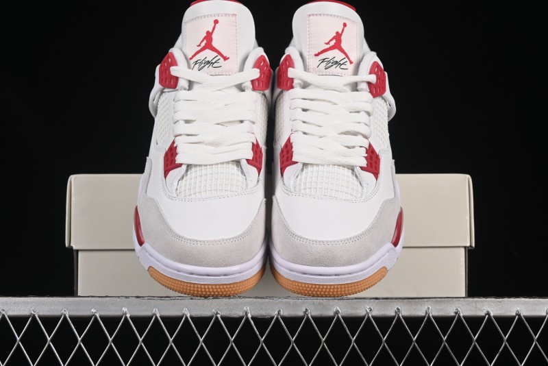 Nike SB x Air Jordan 4 OG "Varsity Red" Retro Basketball Shoes - DR5415-106