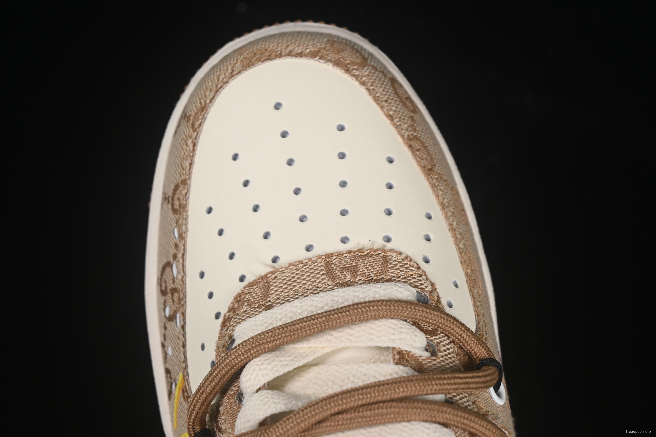 Nike Air Force 1'07 Low Casual Sneakers with McDonald's Collaboration Design - BD0077-111