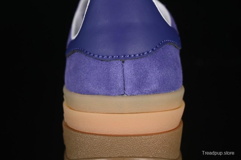 Adidas Originals Gazelle Bold IE0419 Low-Top Sneakers with Thick Sole for Casual Wear, Slip-Resistant and Durable