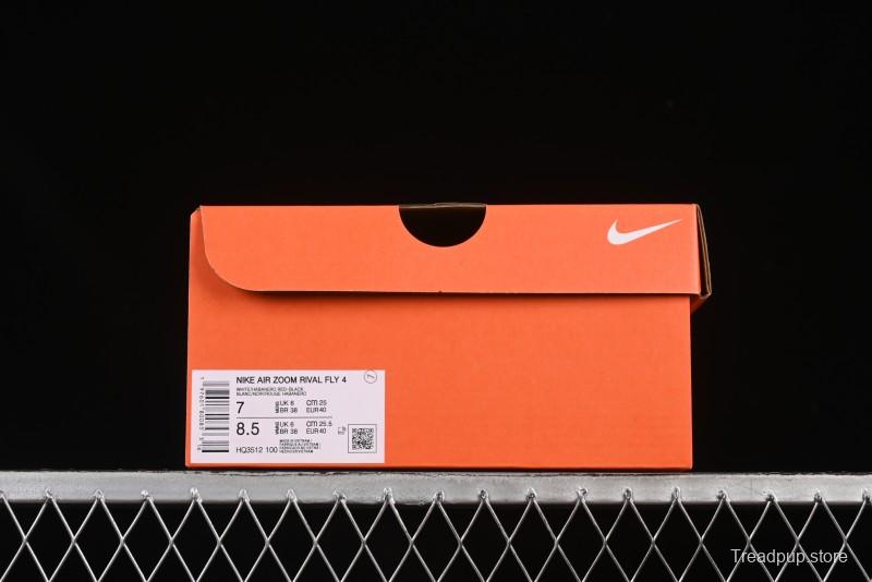 Nike Zoom Rival Fly 4 Lightweight Responsive Running Shoes - HQ3512-100