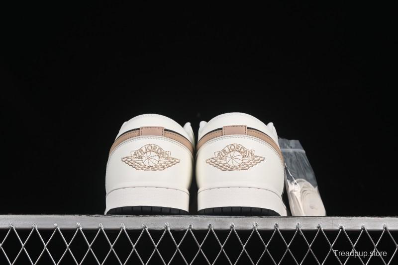 Nike Air Jordan 1 Low AJ1 Retro Casual Sneakers in Black White Grey - IH0649-021