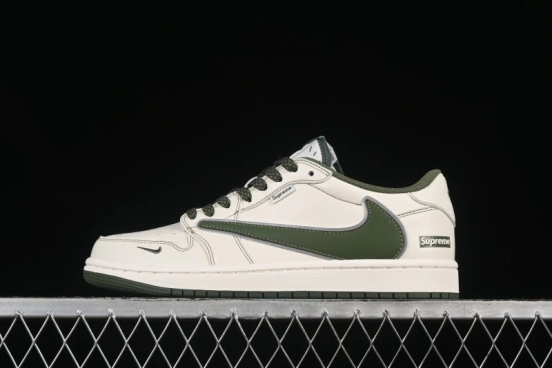 Nike Travis Scott x Fragment Design x Air Jordan 1 Low OG SP AJ1 Collaboration Casual Sneakers - DH0223-333