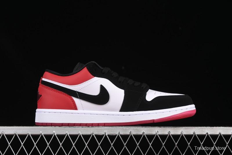 Nike Air Jordan 1 Low "White Black Gym Red" Retro Casual Sneakers - IB8971-106