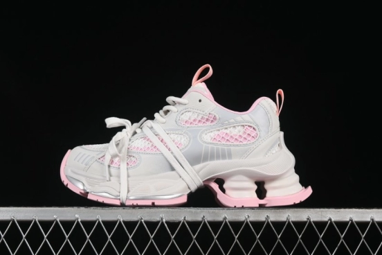 GG-CC Starry Sky Particle Silver White Lace-up Hollow Out Chunky Sneakers with 5cm Height Boost - G25U9778