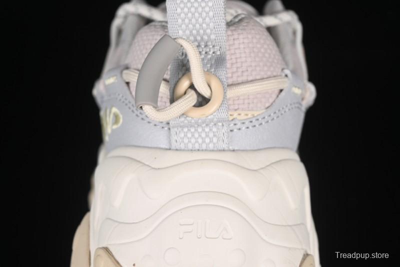 Fila Heritage Fluid Cat Claw 5.0 Vintage Dad Shoes with Lace-Up Design - F12W412105FLV