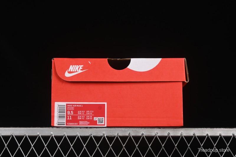 Nike Air Max 1 Retro Running Shoes with Half-Sole Air Cushion - FZ5808-002