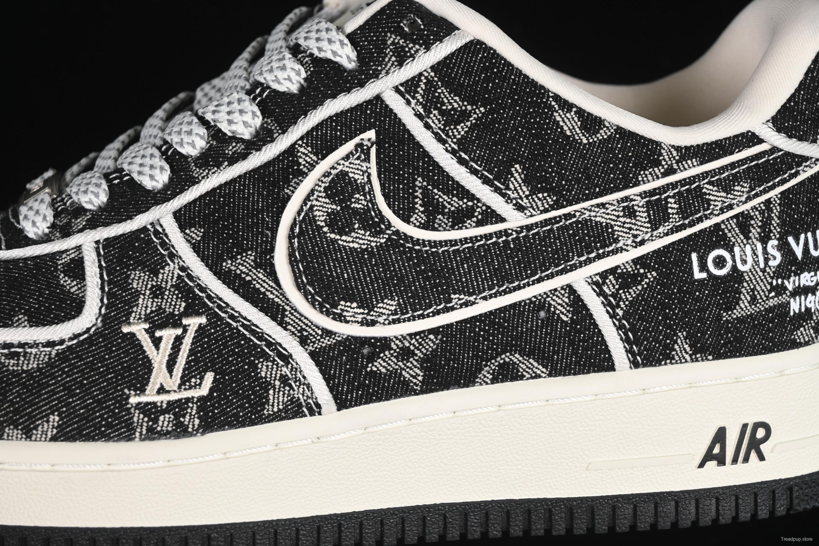 Nike Air Force 1'07 Low LV Collaboration Dark Denim Low-Top Casual Sneakers - SC9207-531