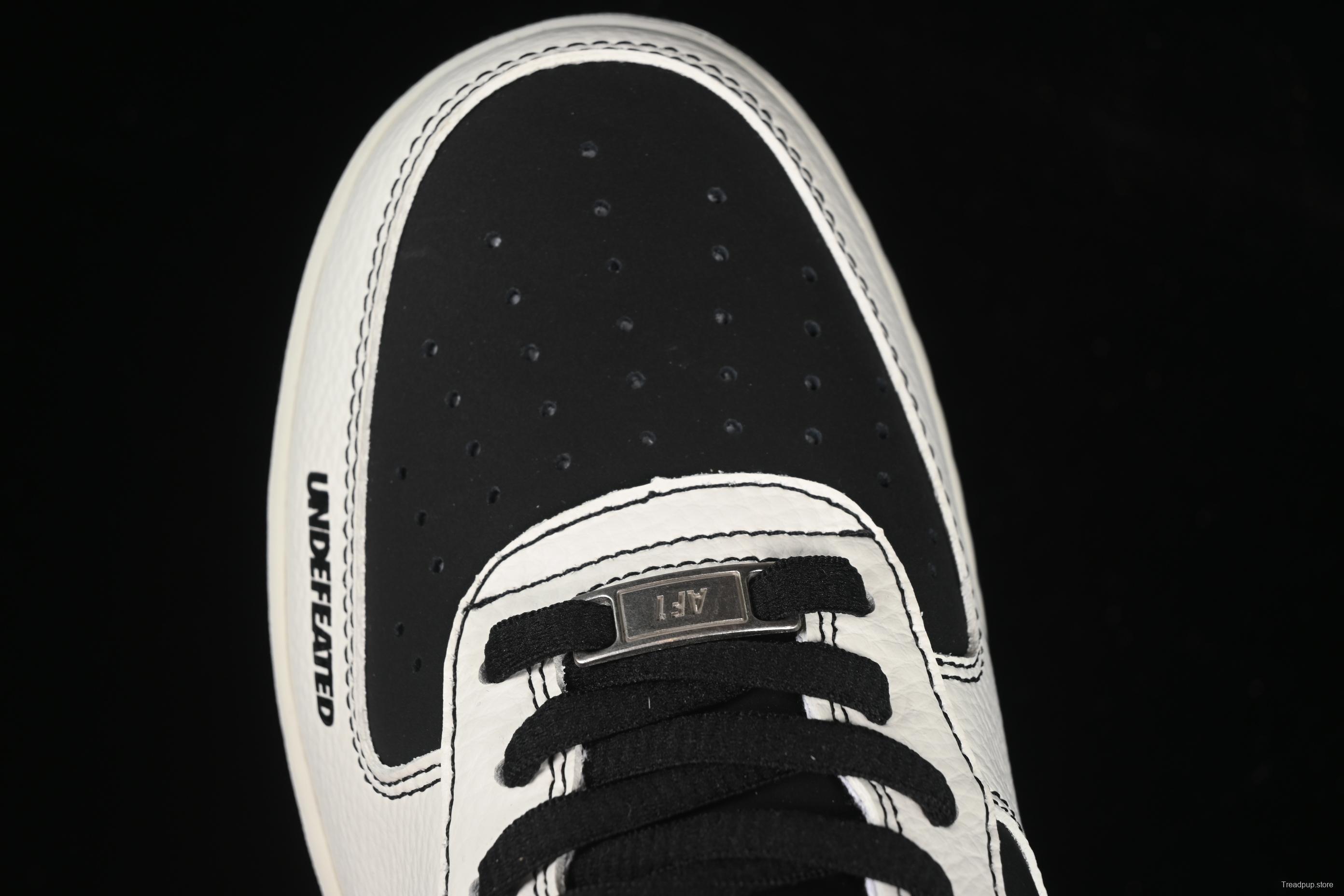 Nike Air Force 1'07 Low UN Collaboration Casual Sneakers in Black White Purple - SC9207-528