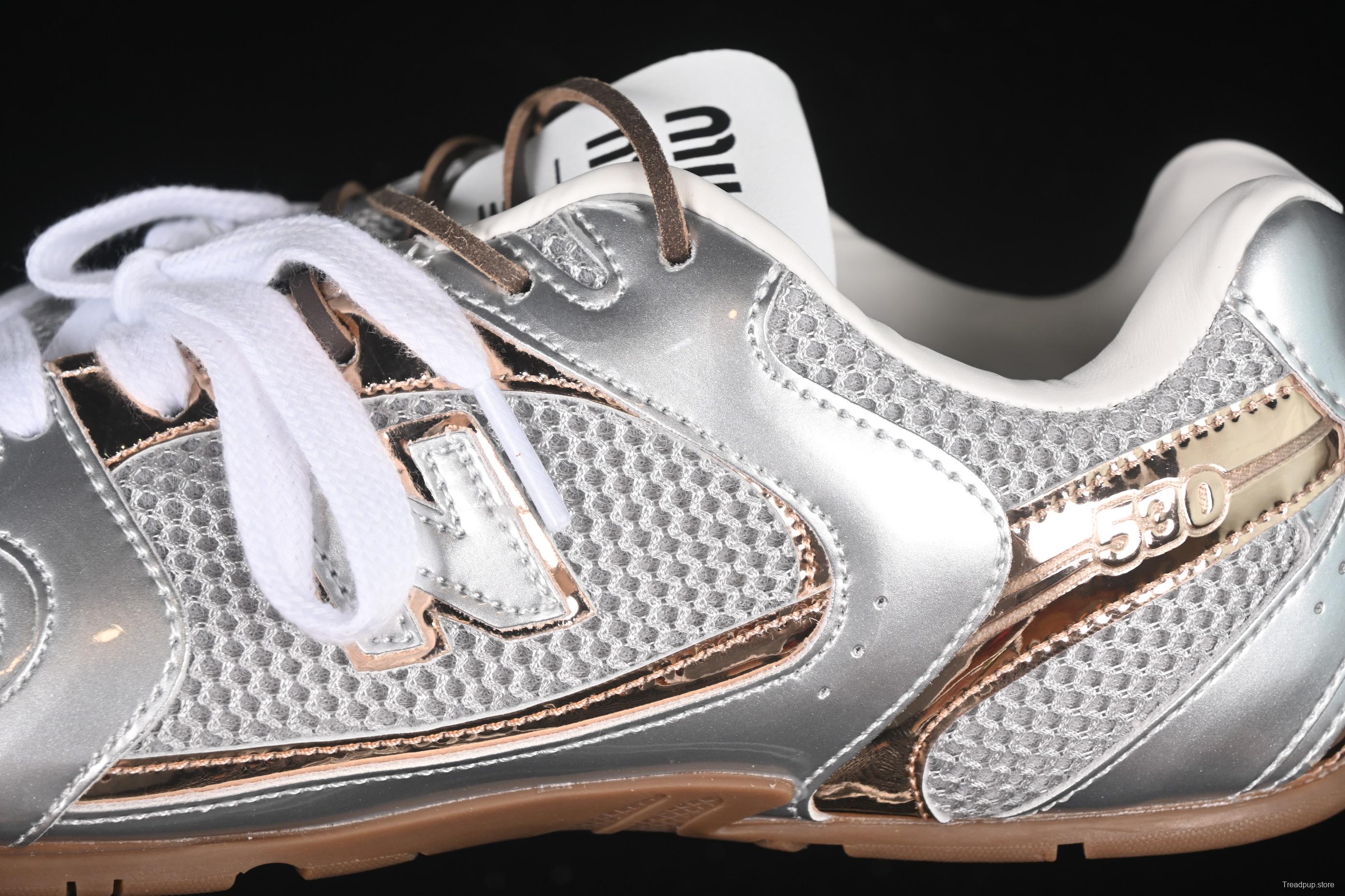 MiuMiu x New Balance 530 Low-Top Classic Retro Casual Running Shoes - AJD4