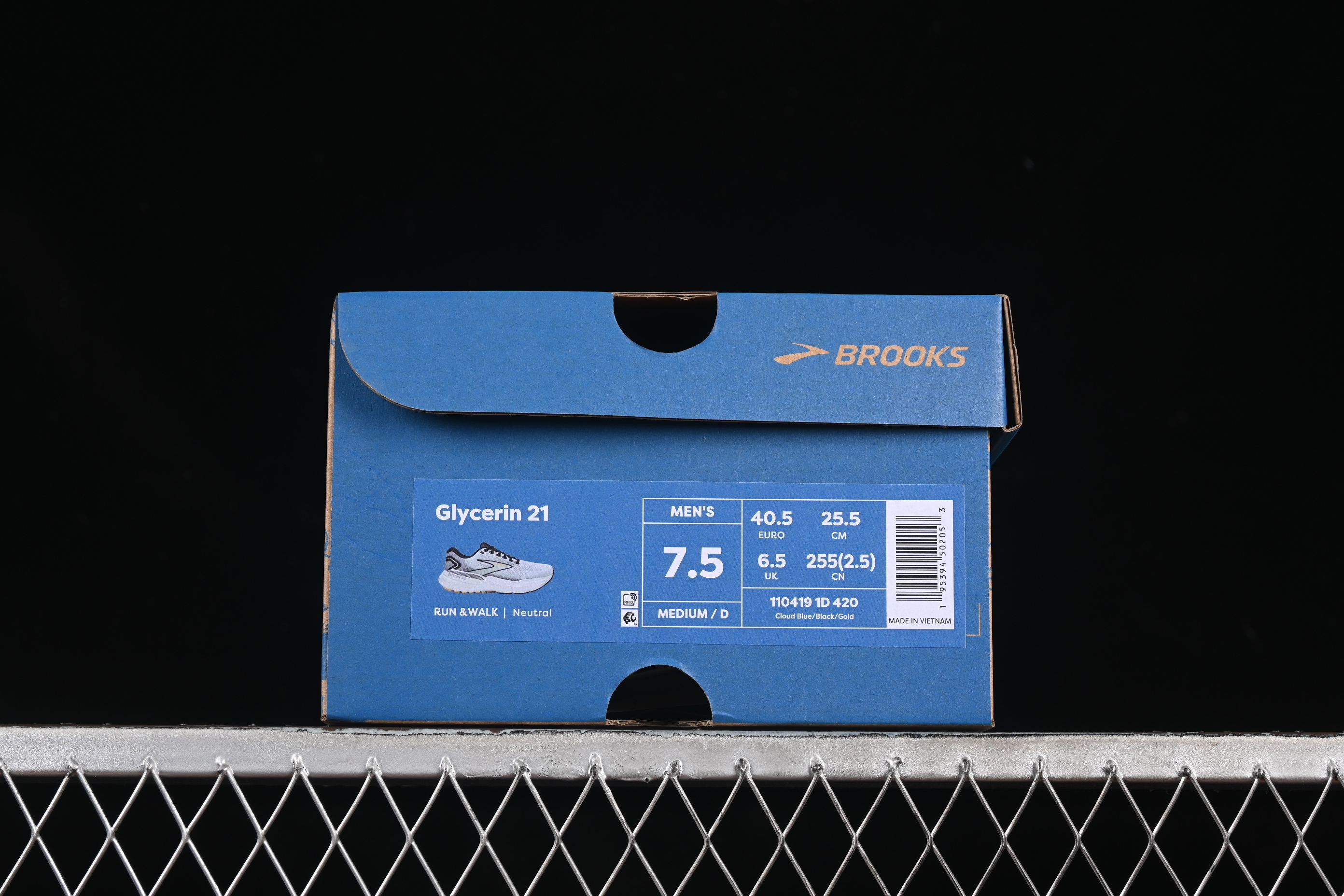 Brooks Glycerin 21 Cushioned Marathon Nitrogen Running Shoes - 1104191D420