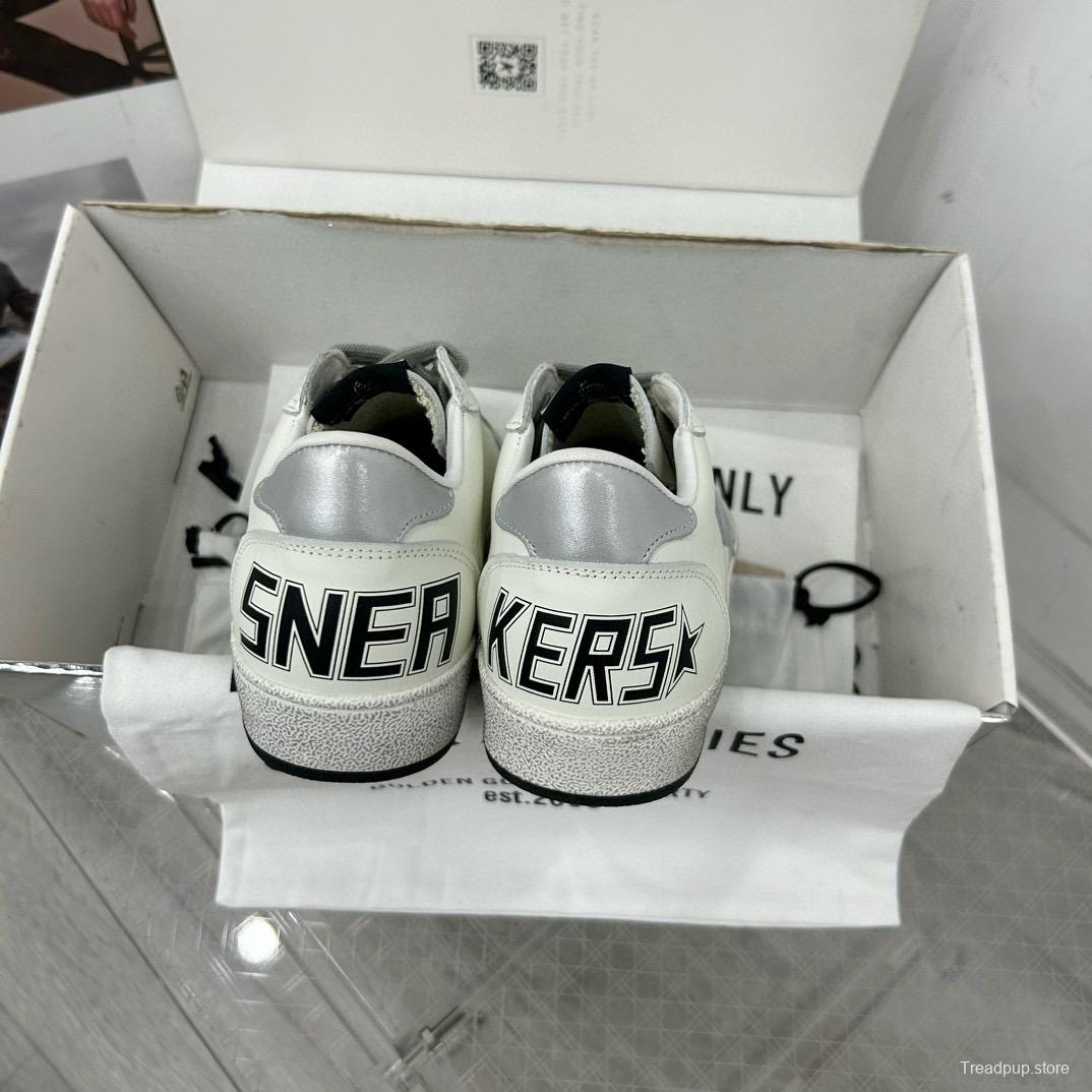 2024 Unisex GGDB White Grey Leather Suede Low-Top Sneakers