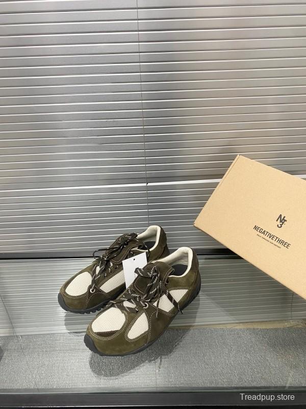 2025 Unisex Puma Brown White Silk Oxford Leather Sneakers KFY00280