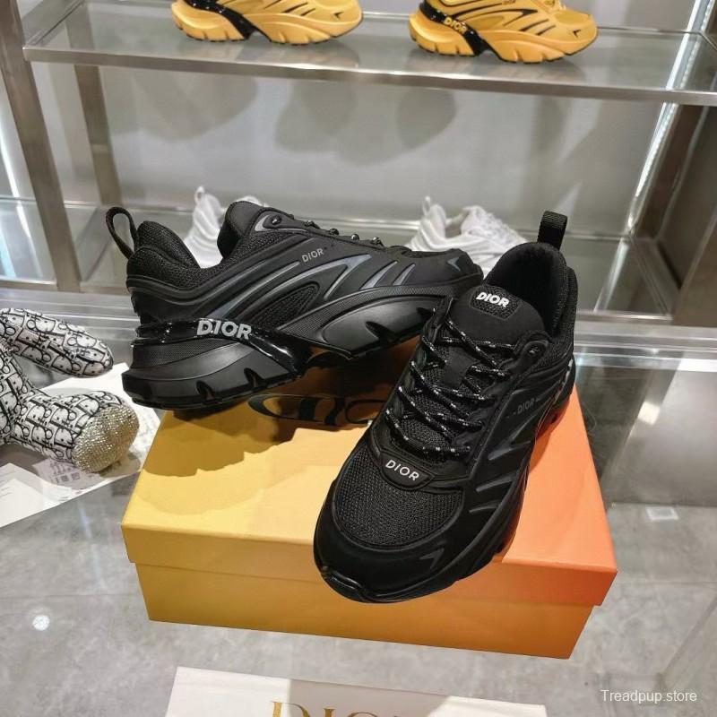 2024 Unisex Dior Black Mesh Sneakers MJ00360