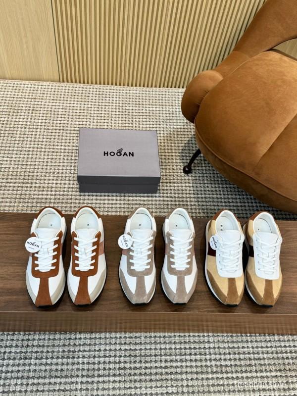 2025 Unisex TOM FORD White Brown Suede Leather Sneakers LY00360(F)/LY00370(M)