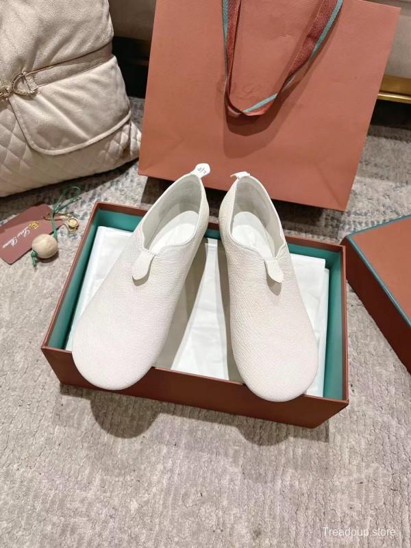 2025 Women LP White Leather Casual Shoes LY00300