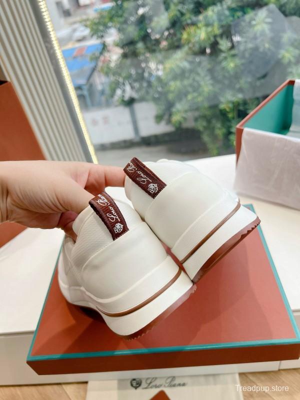 2024 Unisex Le Parmentier White Knit Top Version Thick Sole Casual Shoes MJ00340(F)