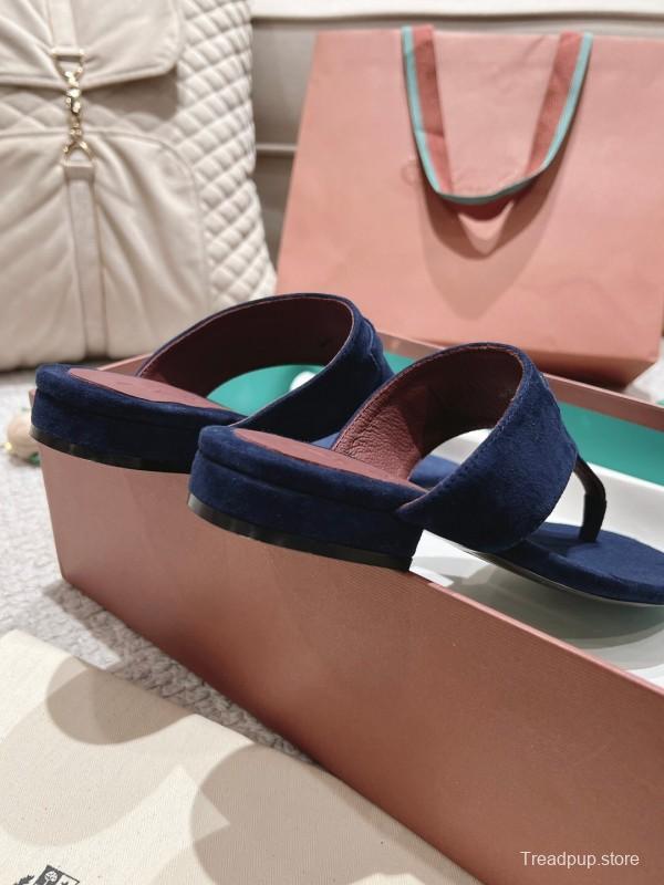 2025 Slippers LP Navy Velvet Slippers LY00300