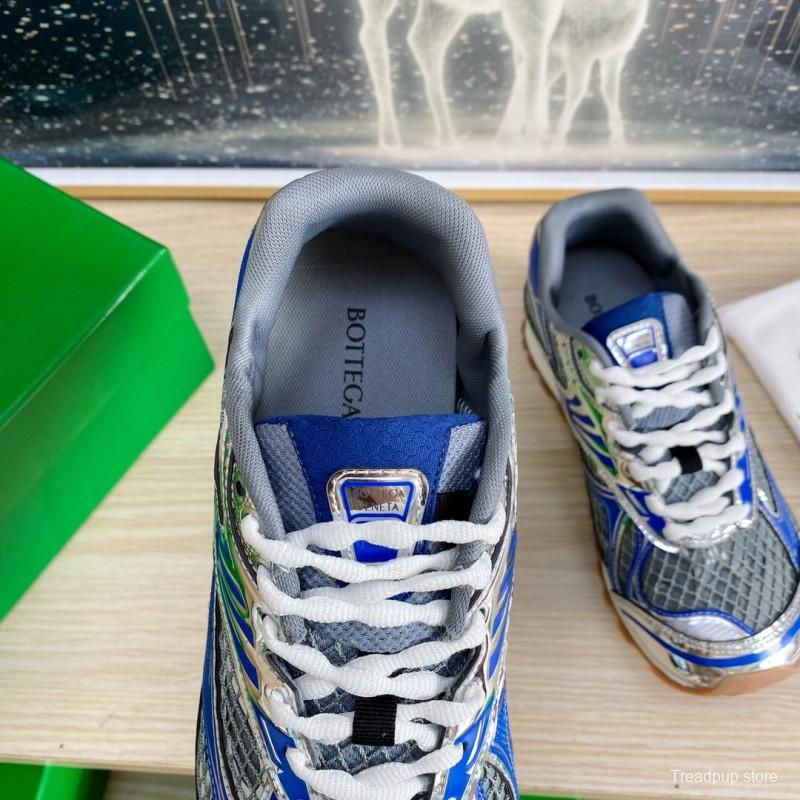 2025 Unisex BV Blue Grey Mesh Leather Running Shoes LY00310