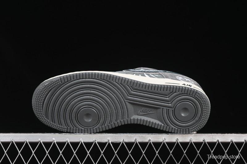 Nike Air Force 1'07 Low Grey Faced Prince Casual Sneakers - YD2452-808