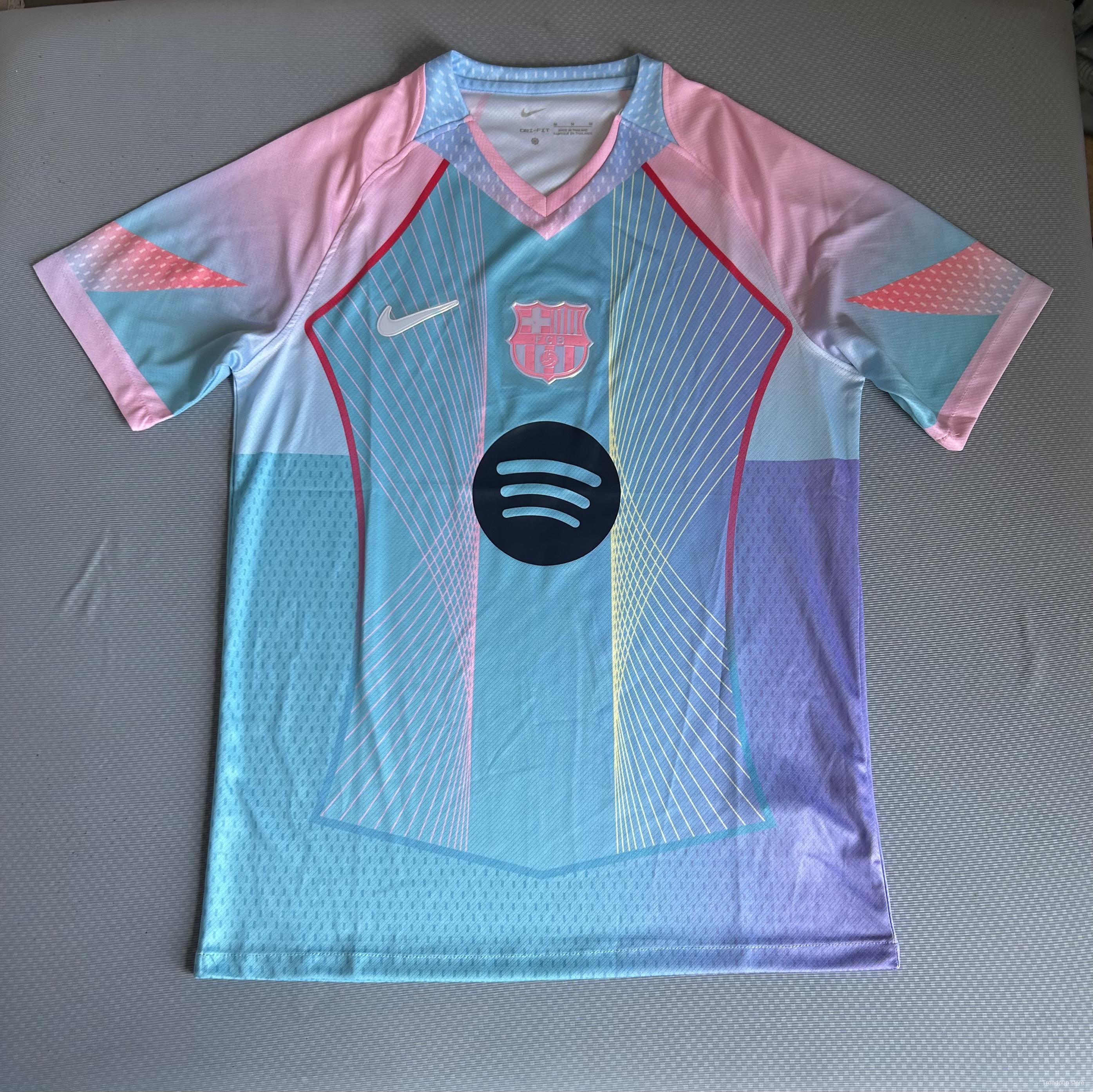 25/26 Barcelona Blue Gradient with Spotify Jersey