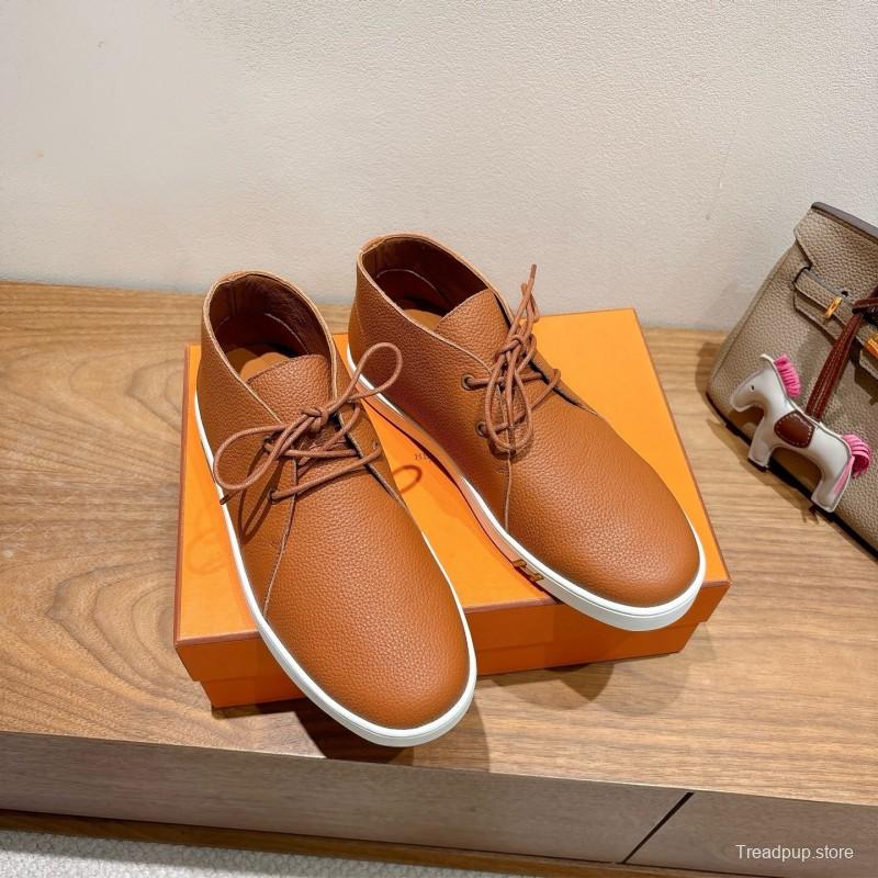 2025 Unisex H Brown Leather Classic Boots AS00380