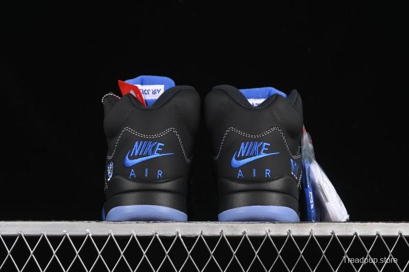 Nike Awake NY x Air Jordan 5 Black Metallic Basketball Shoes - DV4982-004