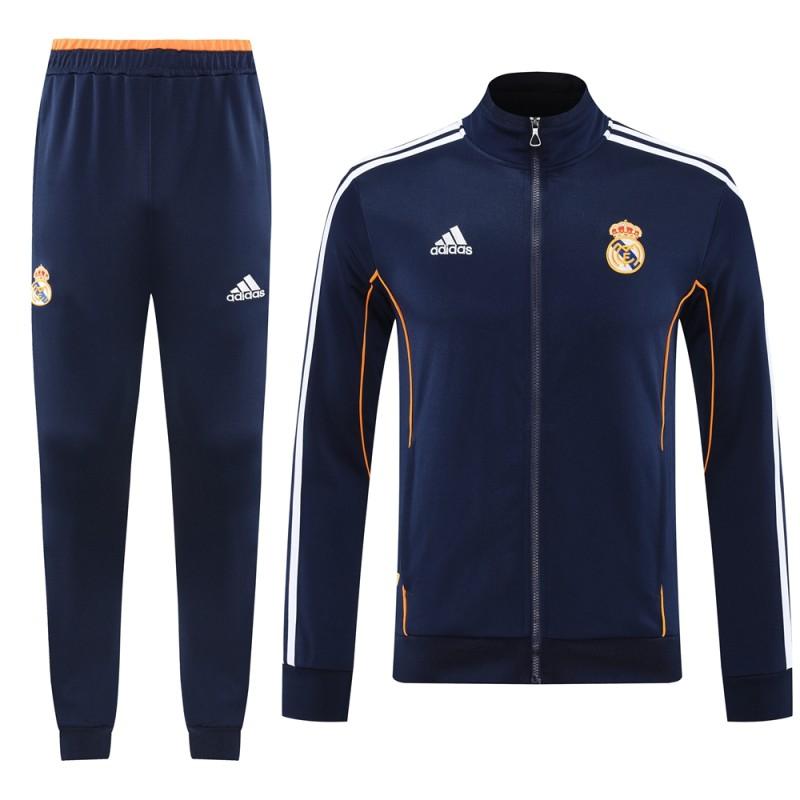 25/26 Real Madrid Navy Full Zipper Jacket +Long Pants