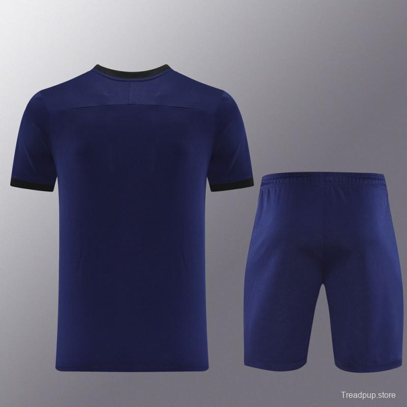 2025 NIKE Navy Short Sleeve Jersey + Shorts