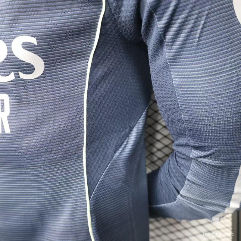 Player Version 25/26 Real Madrid Away Long Sleeve Jersey