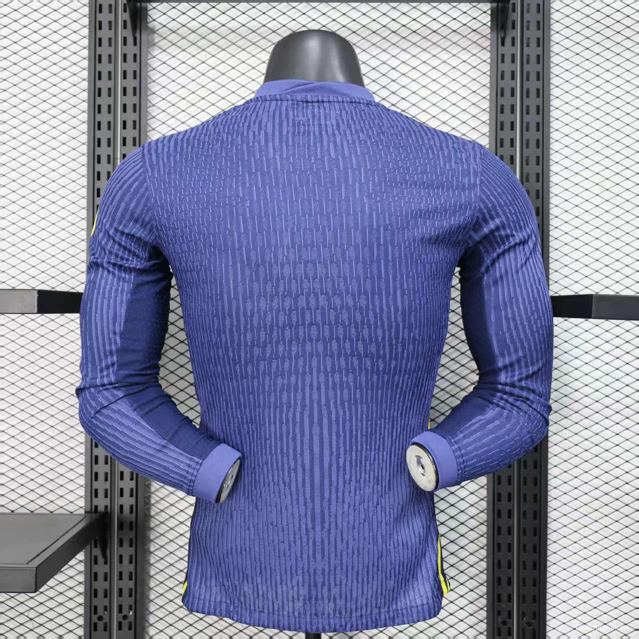 Player Version 25/26 Atletico Madrid Away Blue Long Sleeve Jersey