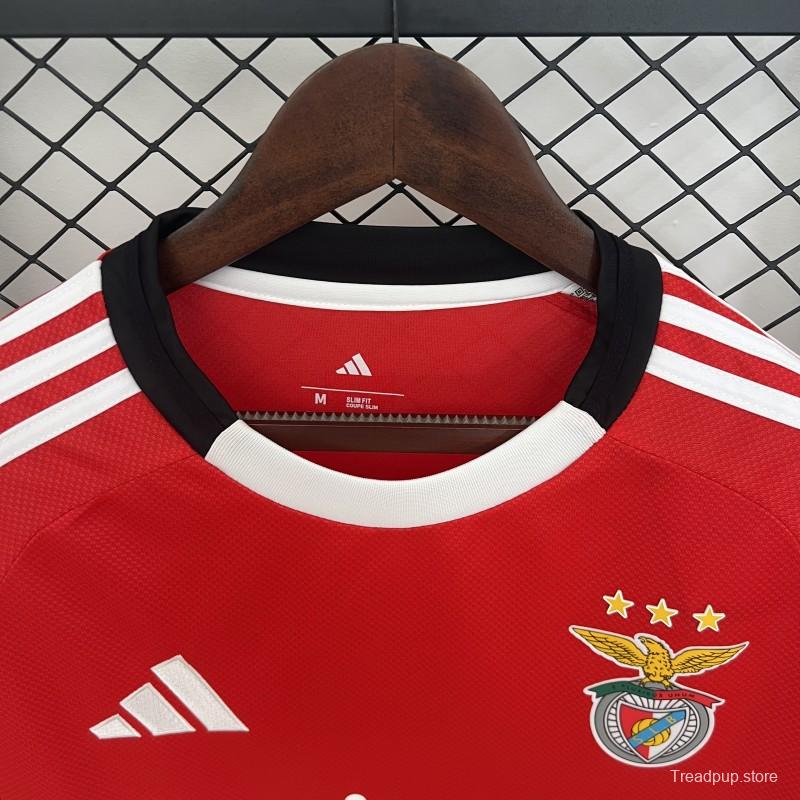 25/26 Long Sleeve Benfica Home Jersey