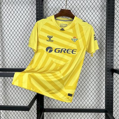 2025/26 Real Betis Yellow Goalkeeper Jersey