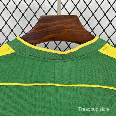 Retro 1998 Brazil Goalkeeper Green Jersey
